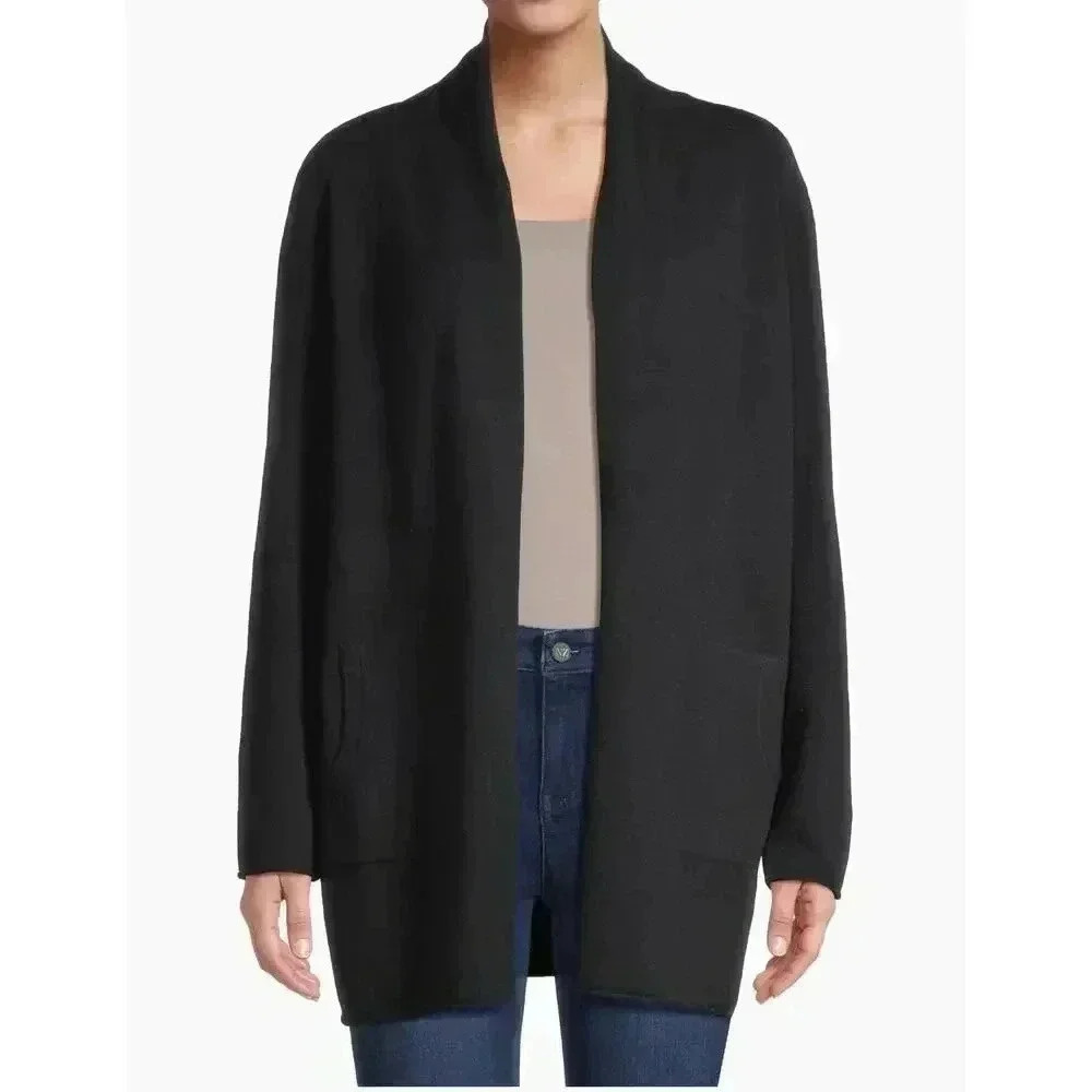 Diane Von Furstenberg XS Open Cardigan Sweater wool blend